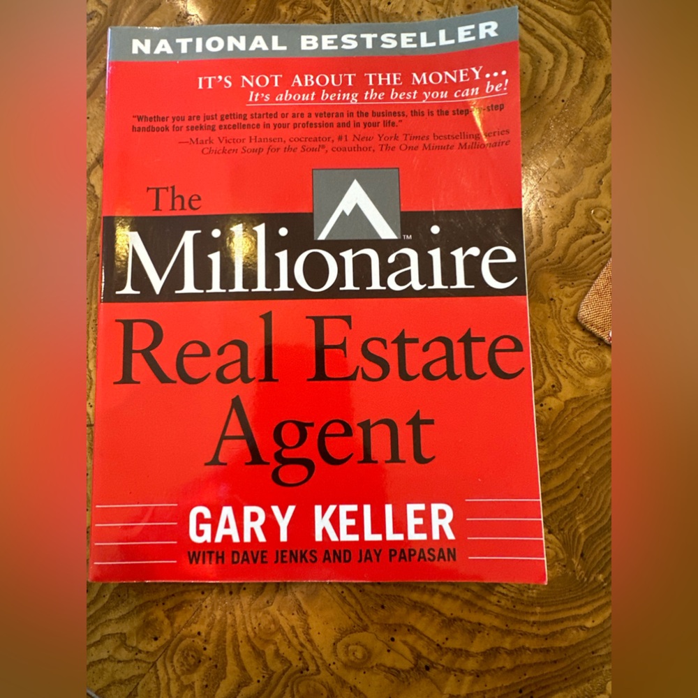 The Millionaire Real Estate Agent by Gary Keller - Red Cover